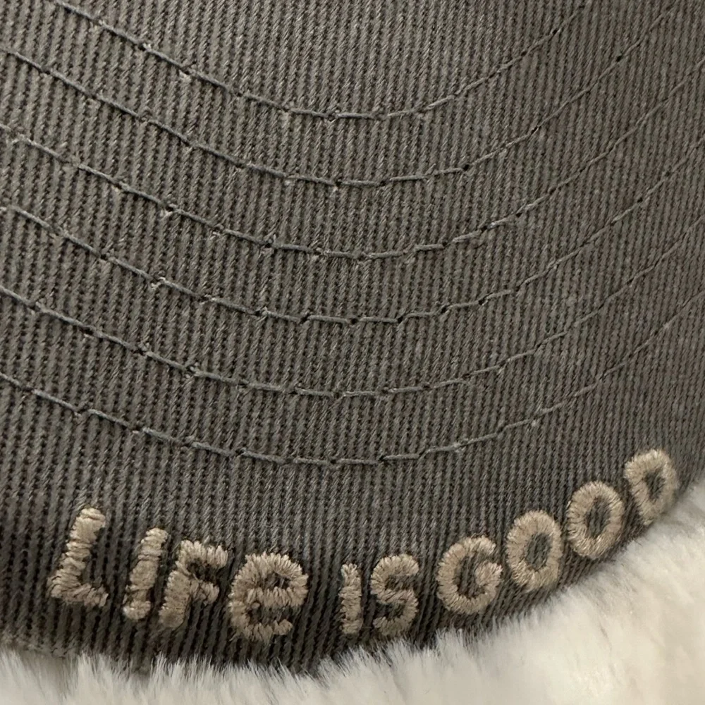 Life Is Good Gray Flower Hat - Picture 4 of 10